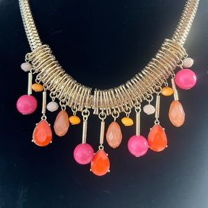 Color block necklace